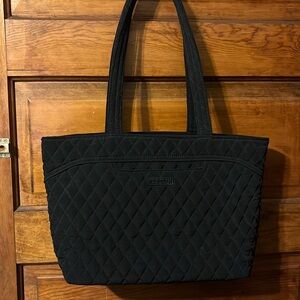Vera Bradley shoulder bag set. Little hipster, classic black.